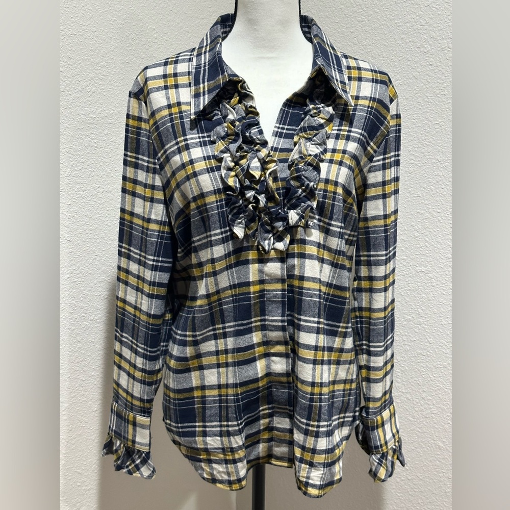Yellow and Blue flannel